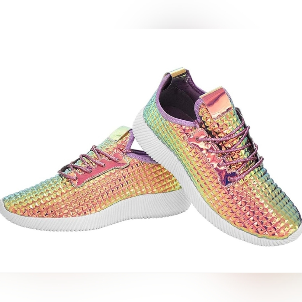 NWT Roxy rose hologram purple women's size 9 shoes